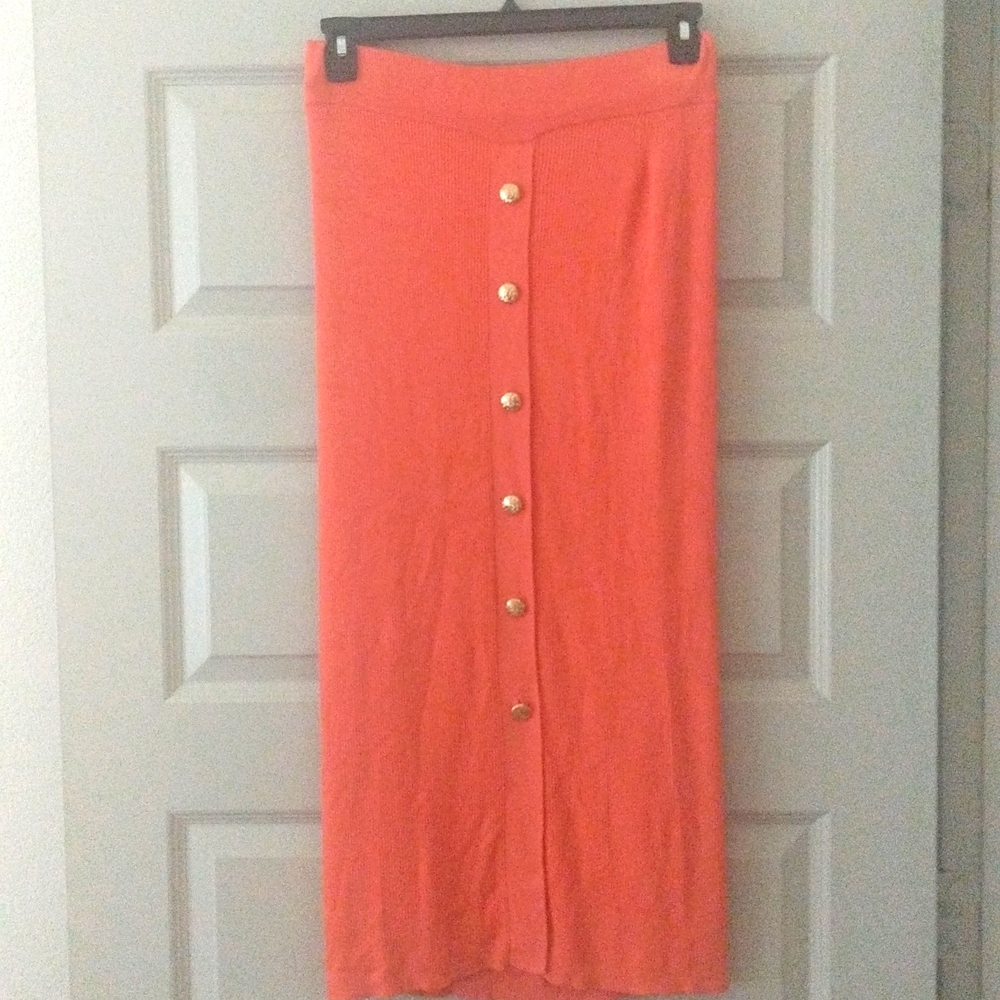 New Ralph Lauren Salmon Pencil Skirt